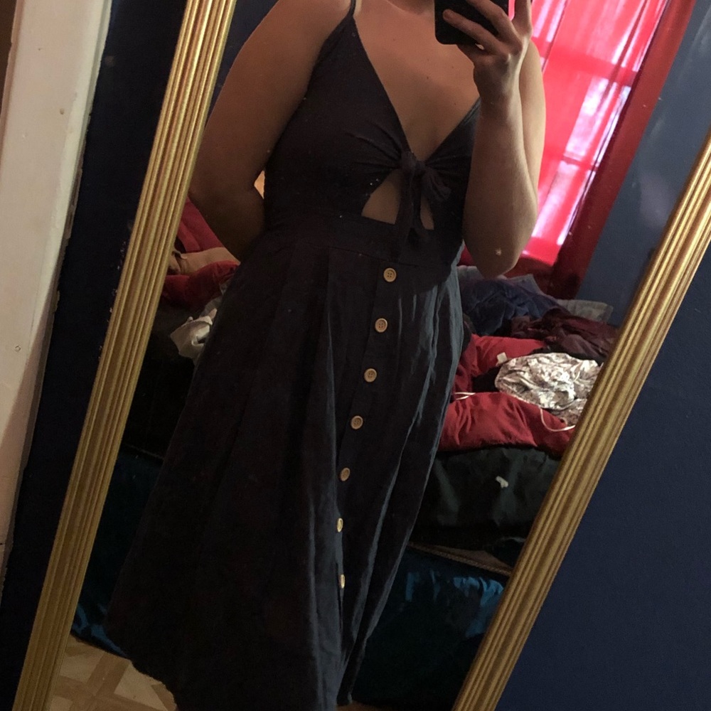Button up dress